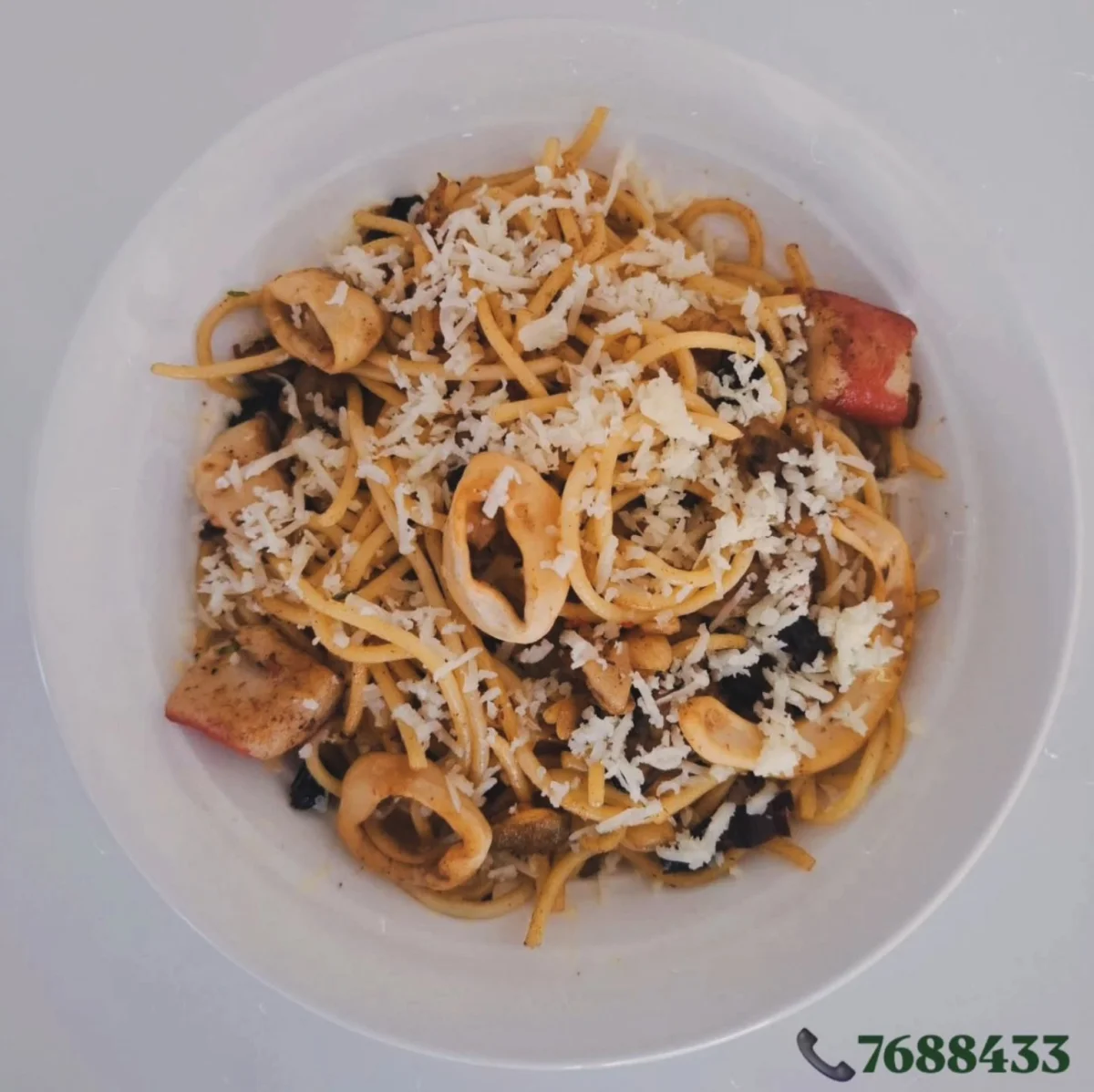 Seafood Aglio E Olio